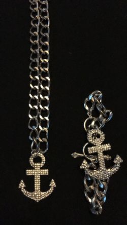 Anchor Necklace & Bracelet!