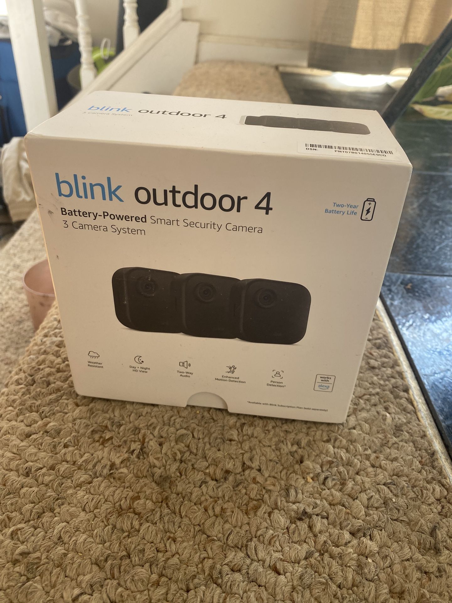 BLINK OUTDOOR 4th GEN (3 camera bundle) + BLINK video camera