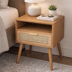 Rattan modern nightstand (1)