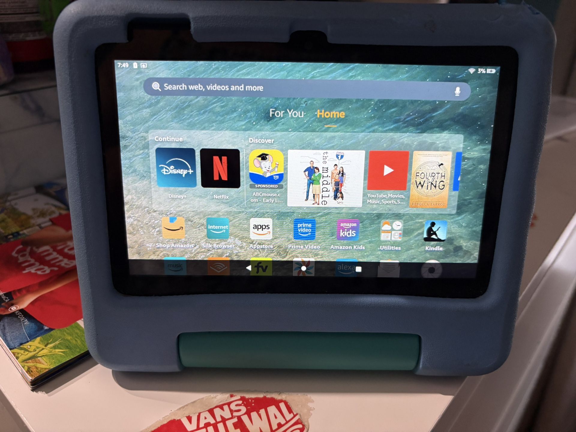 7” Amazon Fire Kids Tablet