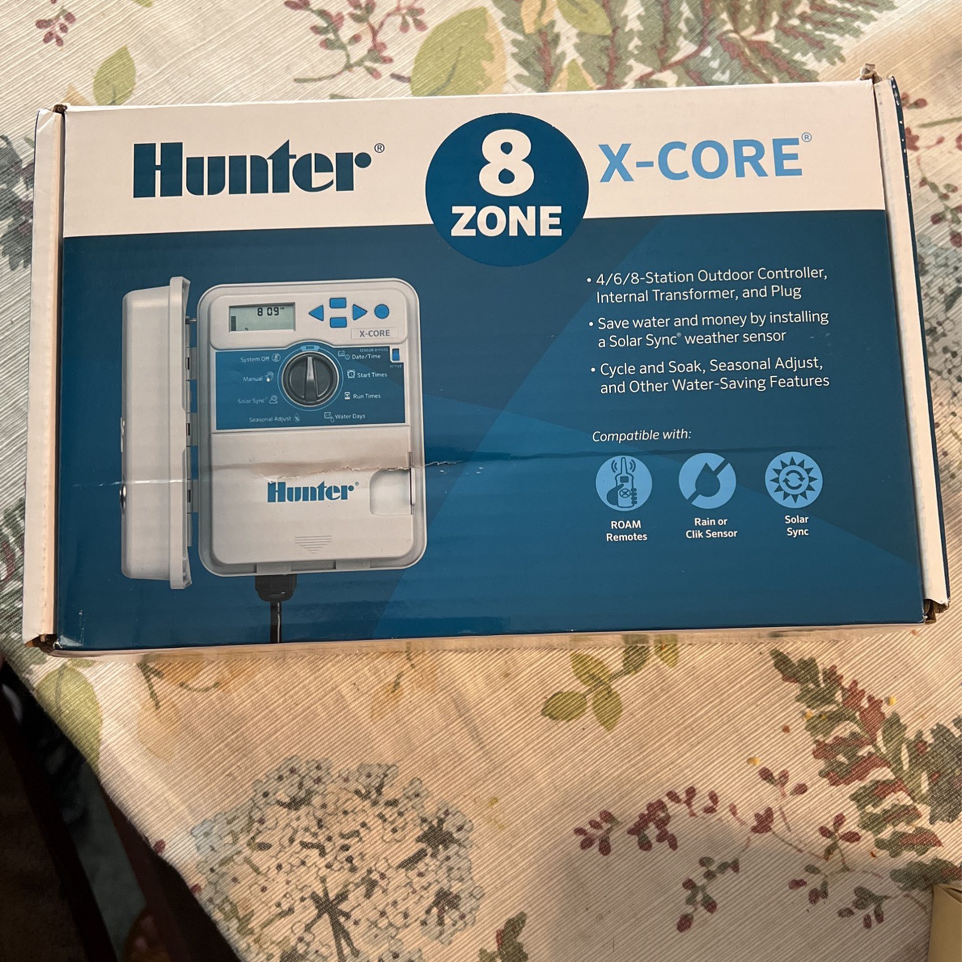 Hunter Sprinkler XC800 X-Core 8-Station Outdoor Only Sprinkler Timer