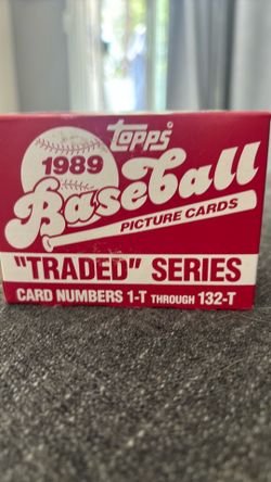 1989 Topps Baseball Picture Cards "Traded" Series