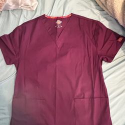 Burgundy Medical Scrub set