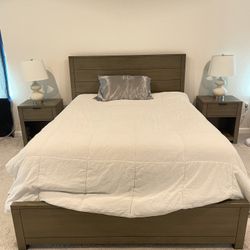 Bedroom Set (bed frame, two night stands, dresser)