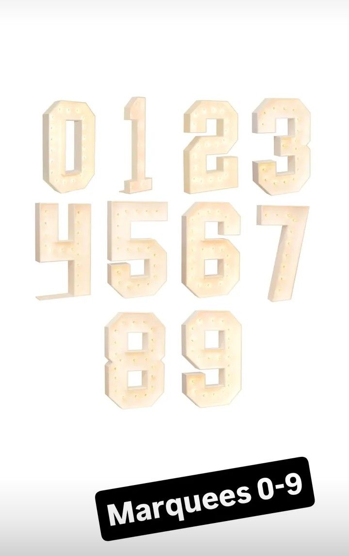 Marquee Numbers