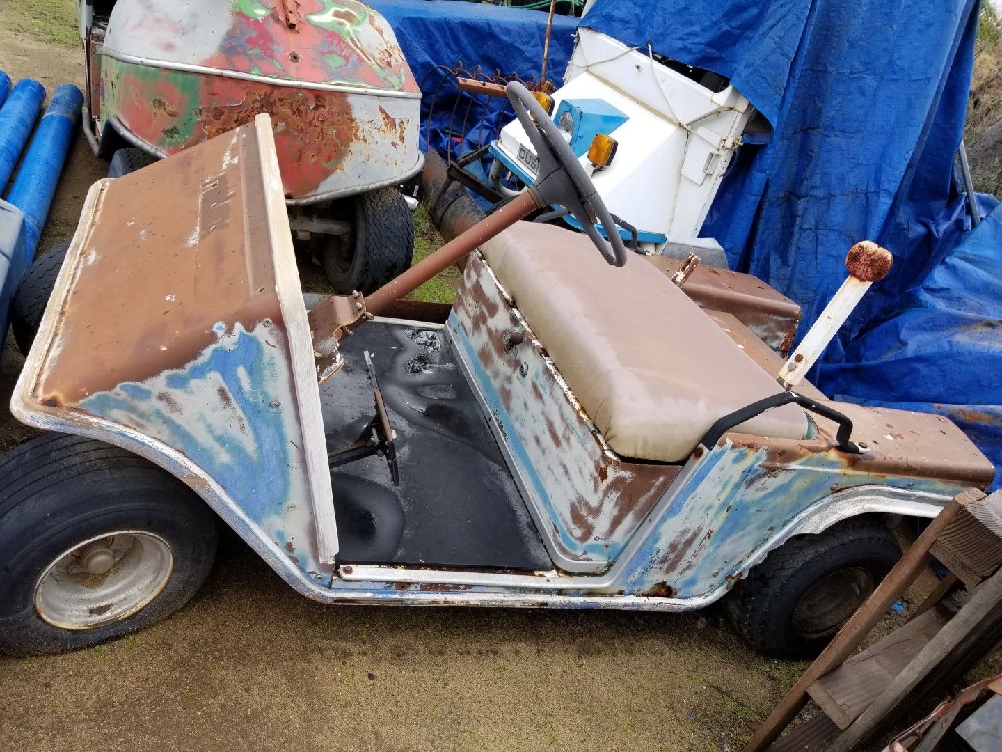 Old EZ-Go Golf Cart complete functional!