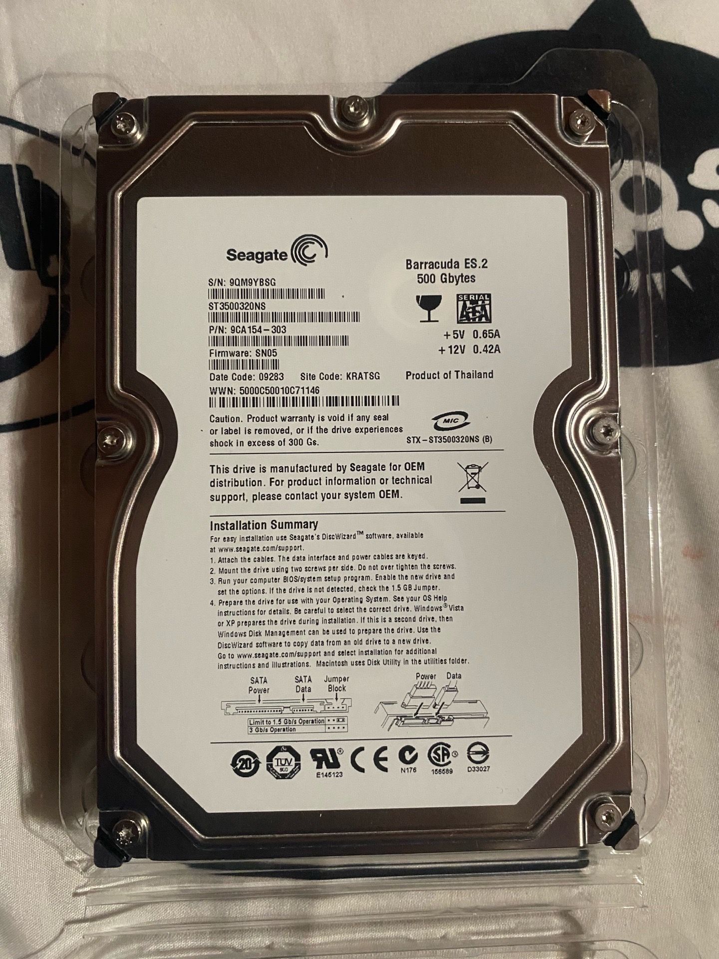 Seagate Barracuda ES.2 Hard Drive