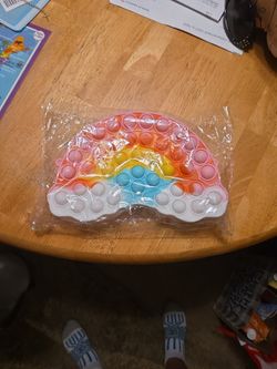 Rainbow Pop It Purse