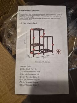 4tier plant shelf