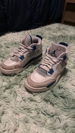 Air Jordan 4 Retro "Military Blue" (No Box) - Size 6.5Y