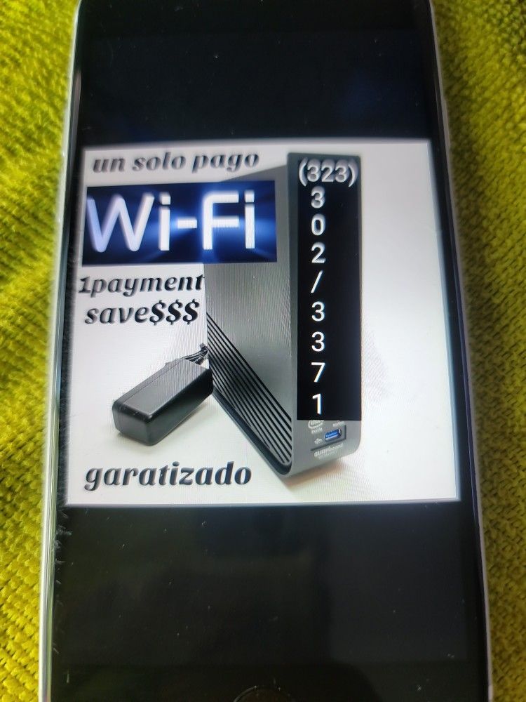 Great Save Wifi Router With Modem Cat5e New Condition 