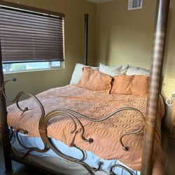 Custom Wrought Iron Bed Frame