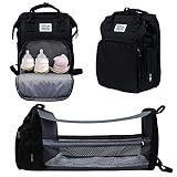 New Black Diaper Backpack