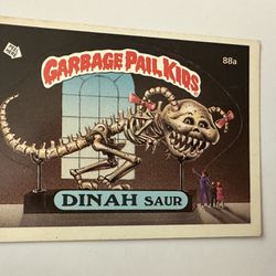 Preowned Authentic Original 1986 Garbage Pail Kids Card