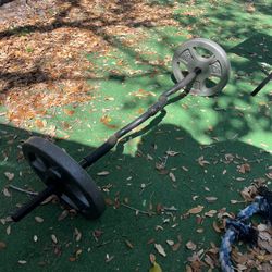 25 lbs Weights With bar