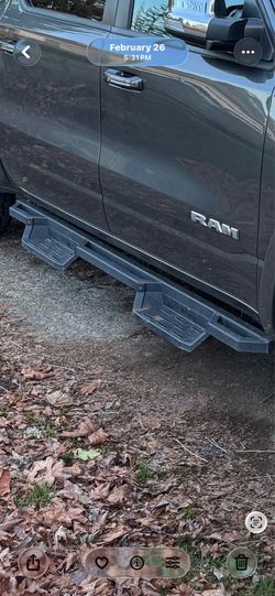 Side steps I-Armor off 2020 Ram 1500