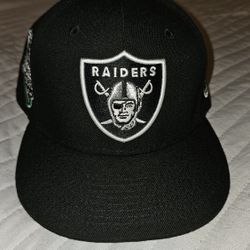 Las Vegas Raiders Black Fitted Hat