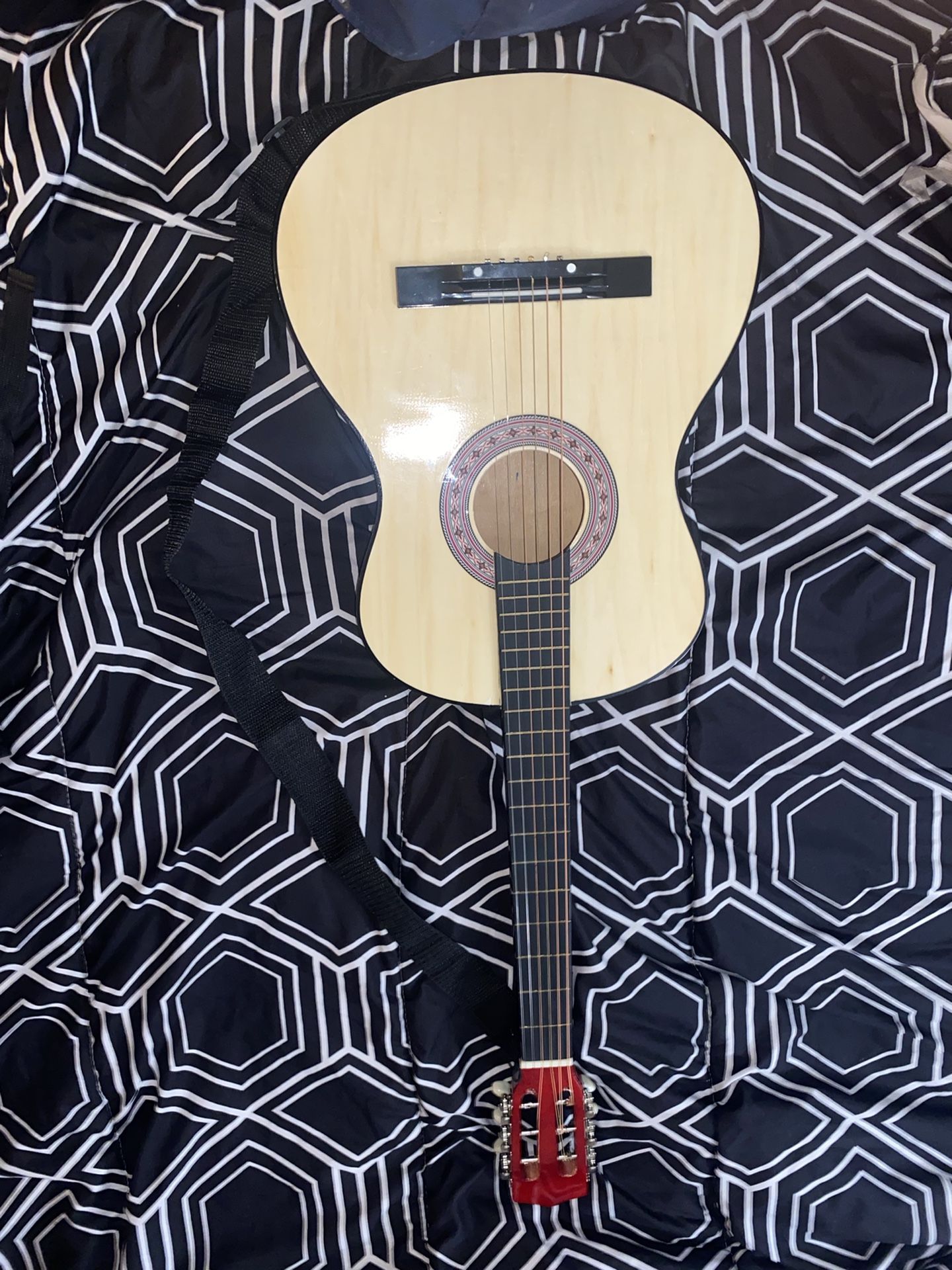 Acoustic Guitar With Accessories 