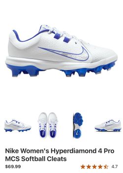 Nike Women's Hyperdiamond 4 Pro MCS Softball Cleats