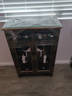 Cabinet and tables Asian style