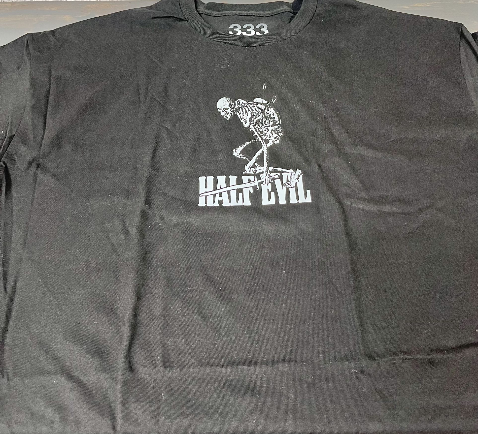 Half Evil Skeleton Soldier Tee 3XL