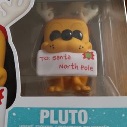 Pluto Disney Funko Pop Christmas Figure