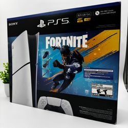 Sony PlayStation 5 Slim Digital Edition Fortnite Flowering Chaos Bundle 825GB New in Box ✅$89 Down Payment✅Trade-In Your Old Device