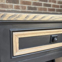 Large Refurbished Side Table