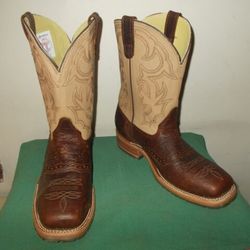 DOUBLE-H MEN'S SQUARE STEEL TOE WESTERN