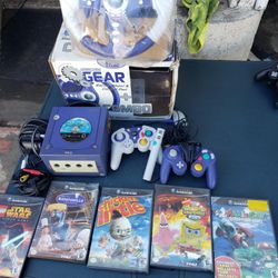 6 Great Games. 2 Controllers. 1 Mic. 1 Racing Kitt Nintendo GameCube Console. $300! Combo Deal. I ACCEPT cash & trade  free Delivery in person