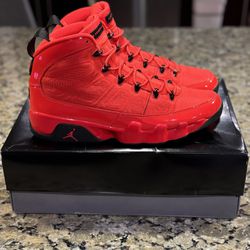 Jordan 9 Retro “Chile Red” Size 12