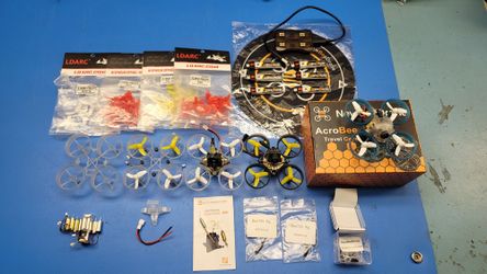 NBD Acrobee Lite Drone Bundle W/Tons of Spares (All FRSKY Receivers)