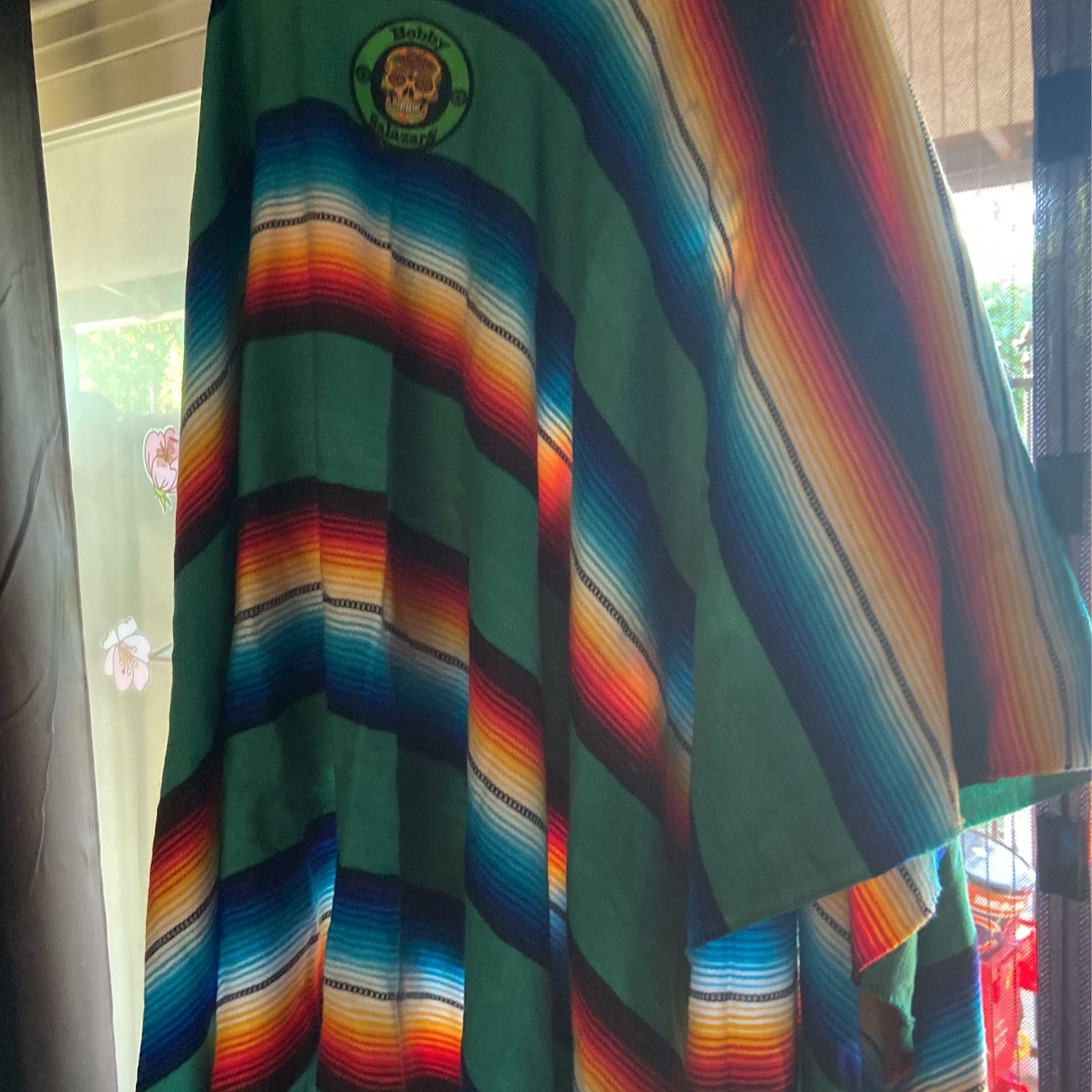 Bobby Salazars Large Poncho( Couple Small Holes). Great For Halloween