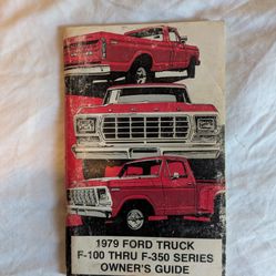 1979 Ford F-100 + Original Handbook For 79 Pickup 