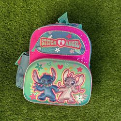 Stitch And Angel Backpack 