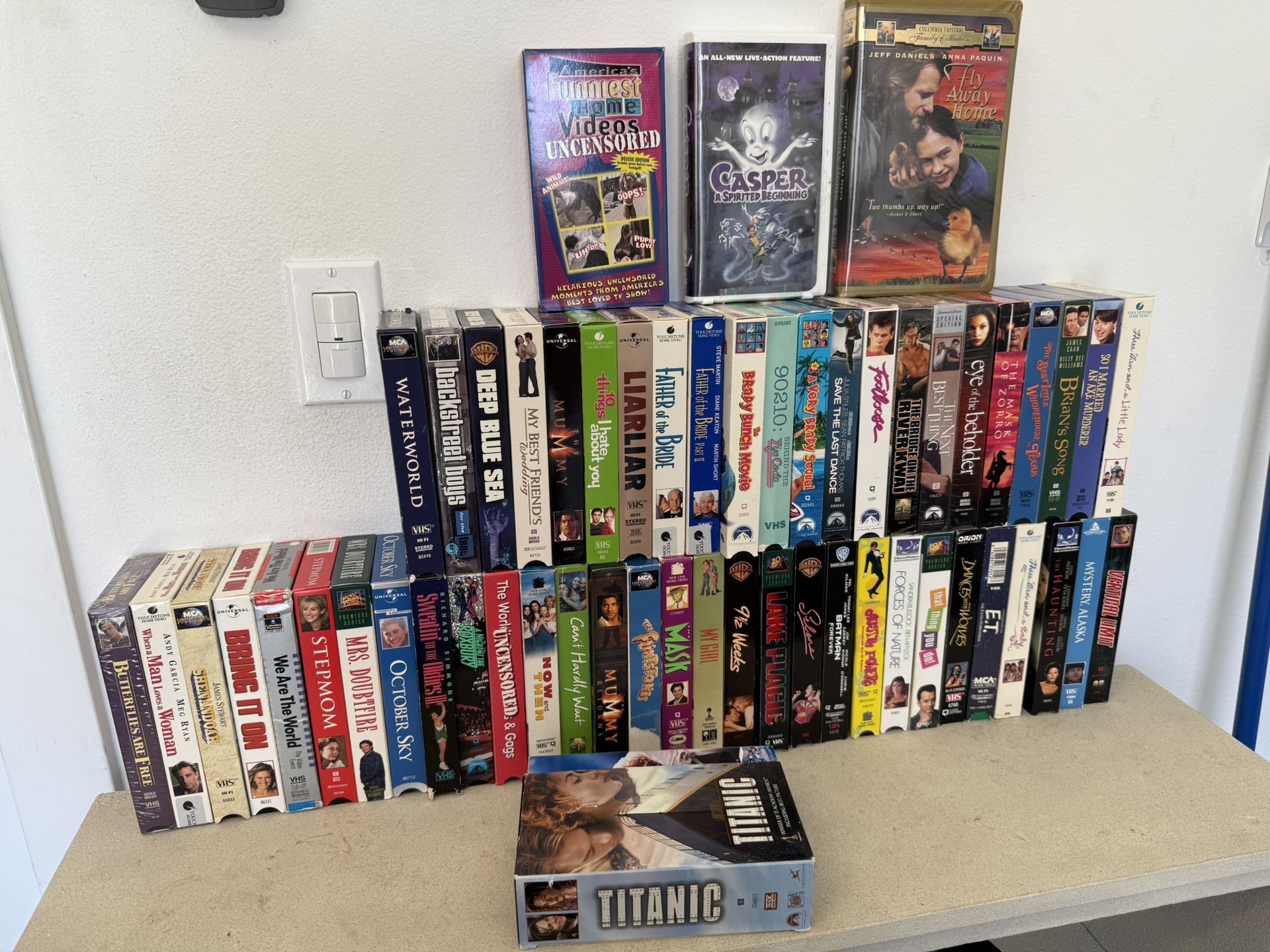 VHS Movies & Tv  & Fitness Tapes