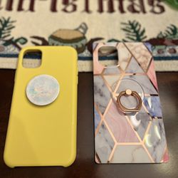 iPhone 11 Cases With Pop Socket And Finger Ring