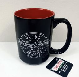 Krispy Kreme Hot Now Coffee Mug Heat Sensitive - Black 