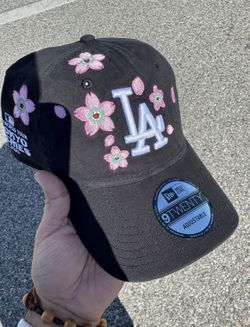 Dodgers X Murakami Black Strapback 
