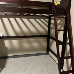 Loft Bed Twin Size  )No Mattress)