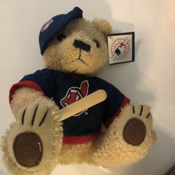 Cleveland Indians baseball bear