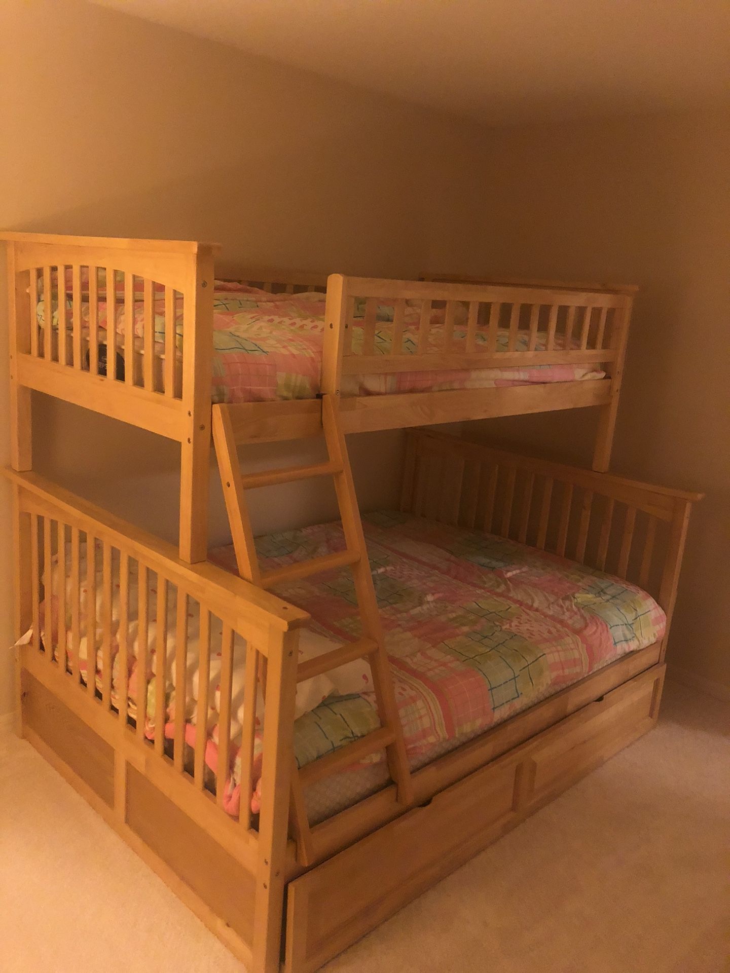 Top of the line bunk bed set with Mattresses!