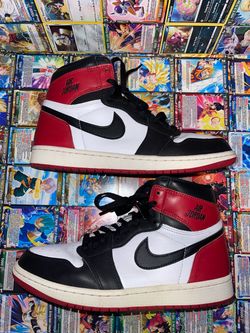 Jordan 1 Retro High OG Black Toe Reimagined Sz 8.5 Men