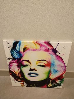 💋🔥 POP ART CANVAS MARILYN MONROE. BOLD COLOR. INSTANT GLAM. 🔥💋