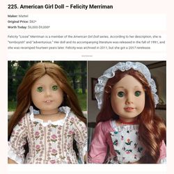 American GIRL Doll Felicity Pleasanton Company
