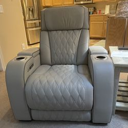 Boyington Dual Power Leather Recliner