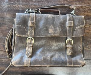 Vintage Leather Boeing Bag