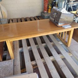 Vintage Wood Coffee Table Drop Leaf Ends