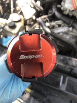 Snap on flash light
