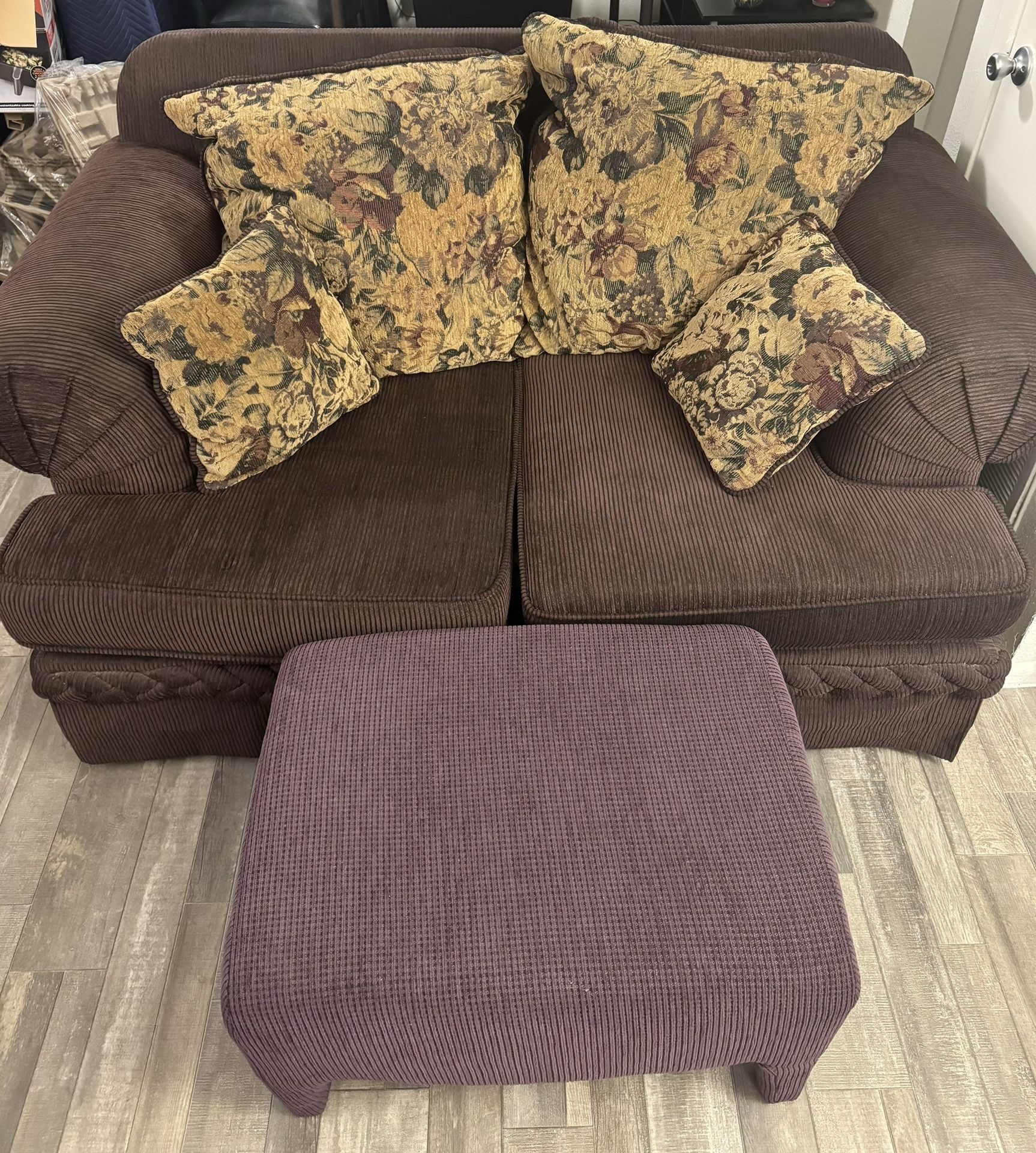Sofa & Loveseat with Ottoman for Sale in San Antonio, TX OfferUp